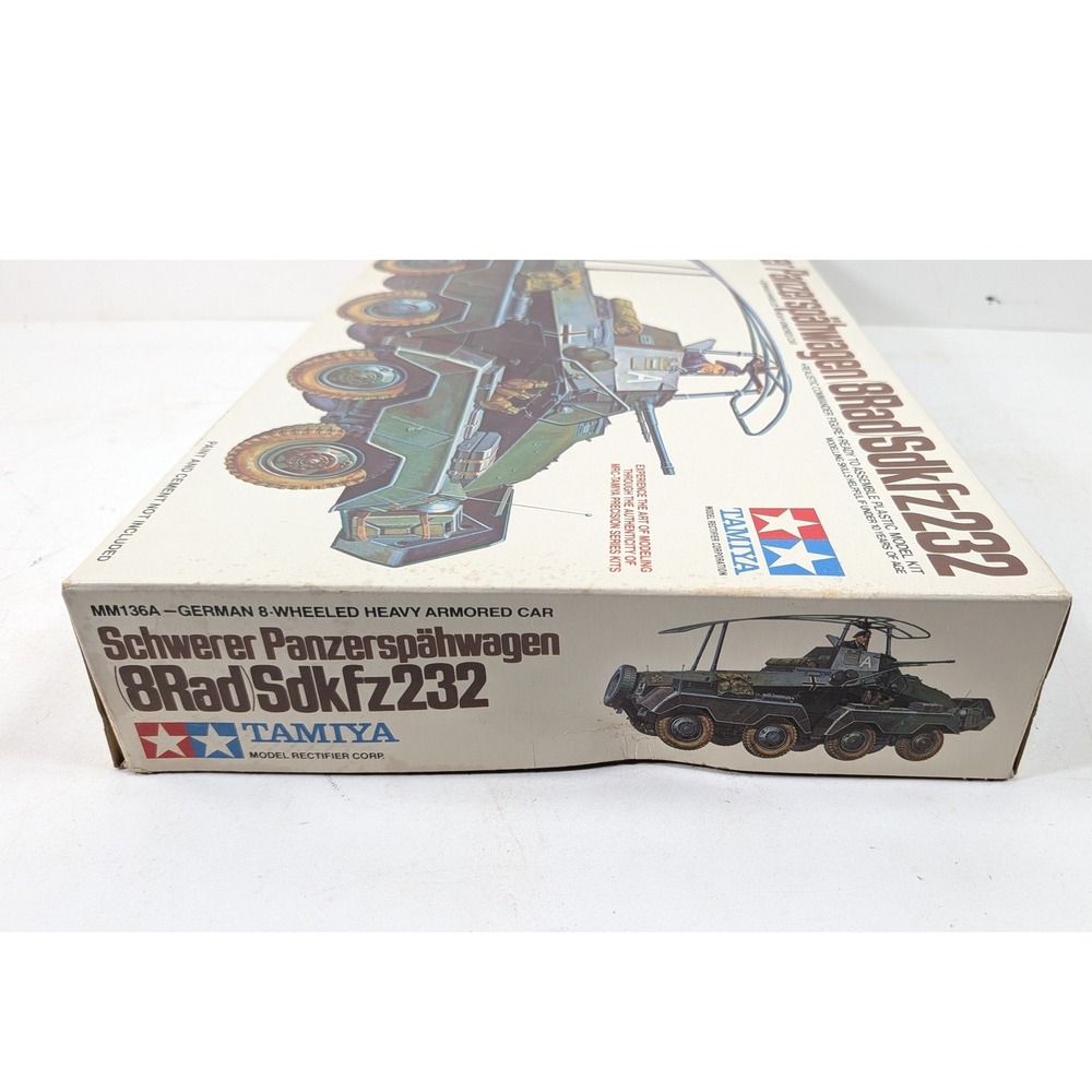 Tamiya 1/35 Schwerer Panzerspähwagen 8Rad Sdkfz 232 Armored Car Model Kit MM136A - Picture 10 of 12